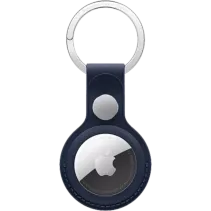 Apple Airtag Feingewebe Anhänger Blau