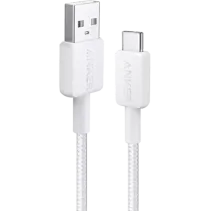 Anker USB-C auf USB-A Kabel (180cm) Weiß