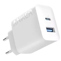 Anker 20 W USB-C USB-A Ladegerät Weiß