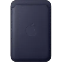 Apple iPhone Feingewebe MagSafe Wallet Navy