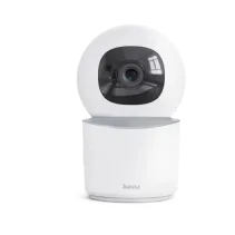 Hama Smarte Überwachungskamera, WLAN, innen, Aufzeichnung, schwenkbar, Full-HD Weiß