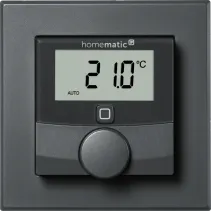 Homematic IP Wandthermostat mit Schaltausgang – Markens. Anthrazit