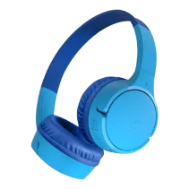 Belkin SoundForm Mini Bluetooth On-Ear Kopfhörer für Kinder, USB-C Blau