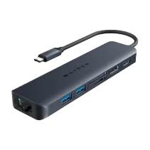 Hyper Drive EcoSmart™ Gen.2 Universal USB-C® 7-in-1 Hub w 100 W Blau