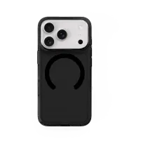 agood Clear Case White Horseshoe Magsafe iPhone 18 Pro / 17 Pro Black