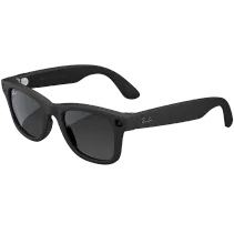 Meta Ray-Ban Wayfarer (Gen 2) Standard Grafitgrau mit Farbverlauf (polarisiert) Schwarz Matt