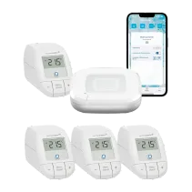 Homematic IP Starter Bundle Heizen Basic für 4 Heizkörper Weiß