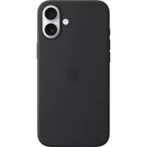 Apple Silikon Case iPhone 16 Plus Schwarz