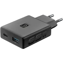 Cellularline Duo Power Lite Travel Charger 65W Black