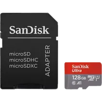 SanDisk microSDXC Ultra 128GB mit Adapter Schwarz