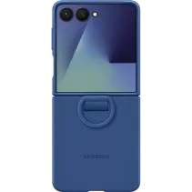Samsung Galaxy Z Flip7 Silicone Ring Case Blue