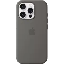 Apple Silikon Case iPhone 16 Pro Steingrau