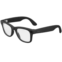 Meta Ray-Ban Wayfarer (Gen 2) Standard Klar Schwarz Matt