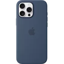 Apple Silikon Case iPhone 16 Pro Max Denim
