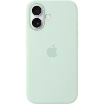 Apple Silikon Case iPhone 16 Aquamarin