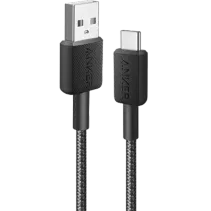 Anker USB-C auf USB-A Kabel (180cm) Schwarz