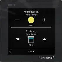 Homematic IP Glasdisplay - Plus Schwarz