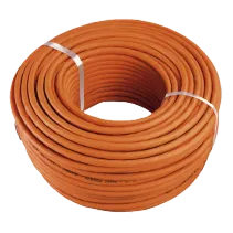 Hama Netzwerkkabel CAT-7 10 Gbit/s S/FTP geschirmt halogenfrei Rolle 50 m Orange