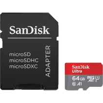 SanDisk microSDXC Ultra 64GB + Adapter Schwarz