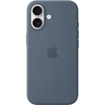 Apple Silikon Case MagSafe iPhone 17 Maritimblau