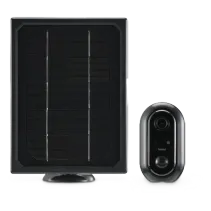 Hama Überwachungskamera WLAN-Kamera outdoor Akku Solar Aufzeichnung, 1080p Schwarz