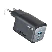 Anker 67 W GaN Prime 3 Port Netzteil Schwarz