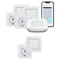 Homematic IP Starter Set Rollladensteuerung für 3 Rollladen/Rollläden & Markisen Weiß