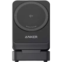 Anker MagGo Wireless Charger (15W, Foldable 3-in-1) Black