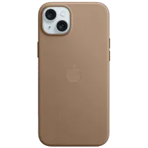 Apple Feingewebe Case iPhone 15 Plus mit MagSafe Taupe