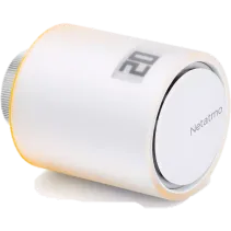 Netatmo Smartes Heizkörperthermostat, einzeln (Relay vorausgesetzt) Weiß