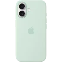 Apple Silikon Case iPhone 16 Aquamarin