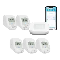 Homematic IP Starter Bundle Heizen Basic für 5 Heizkörper Weiß