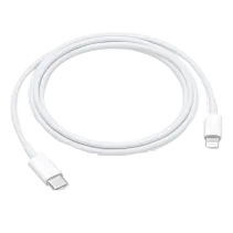 Apple Lightning auf USB-C (1 m) Weiß