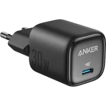 Anker 30 W GaN USB-C Ladegerät Schwarz