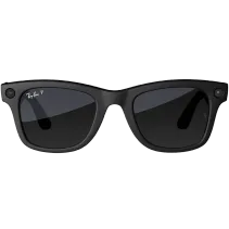 Meta Ray-Ban Wayfarer (Gen 2) Large Grafitgrau mit Farbverlauf (polarisiert) Schwarz Matt