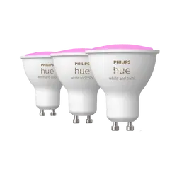 Philips White & Col. Amb. GU10 Dreierpack