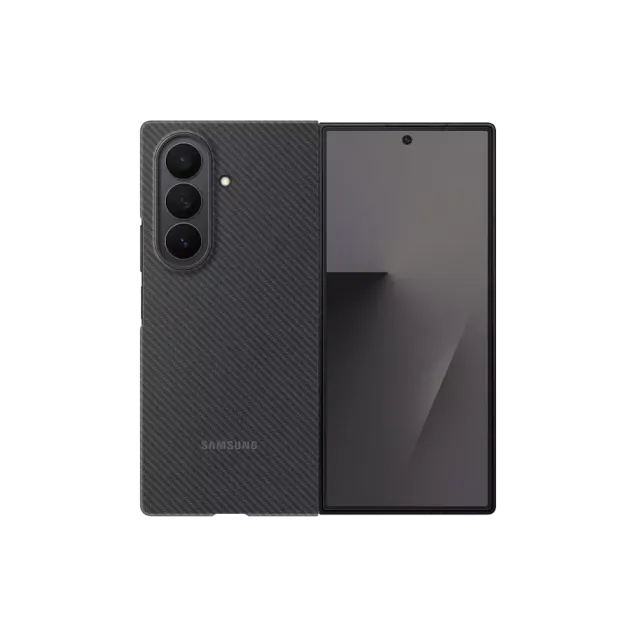 Samsung Galaxy Z Fold 7 Carbon Shield Case Black