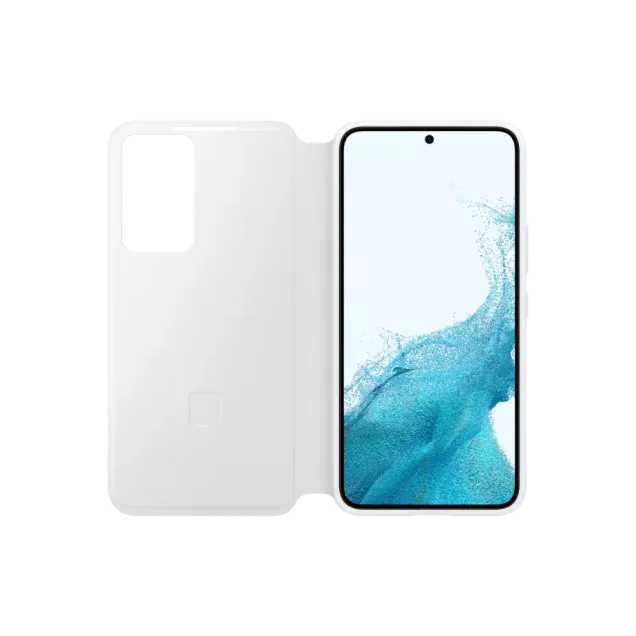 Samsung Galaxy S22 Smart Clear View Cover Weiß