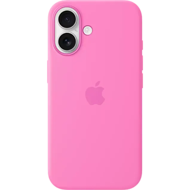 Apple Silikon Case iPhone 16 Pfingstrose