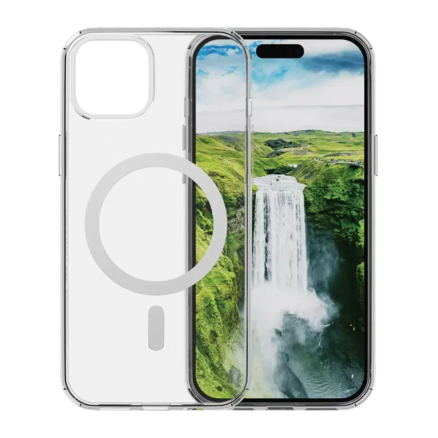dbramante1928 Iceland Ultra D3O MagSafe iPhone 15 Plus Transparent