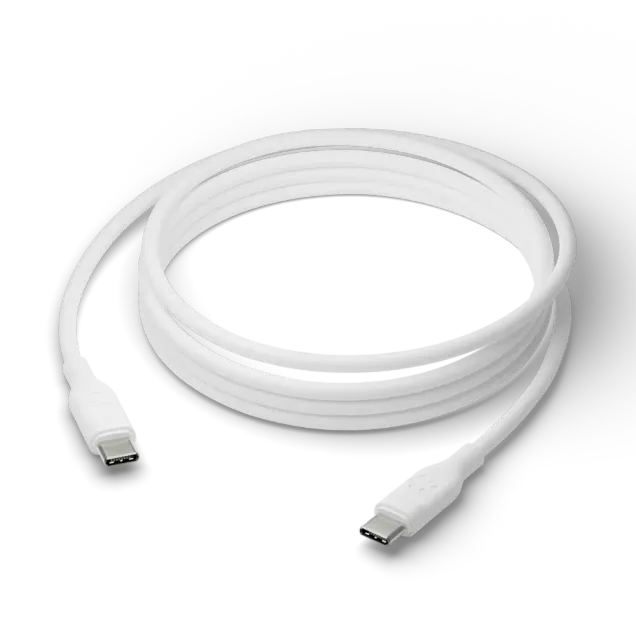dbramante1928 USB-C auf USB-C TPE Kabel 2,5 m Weiß
