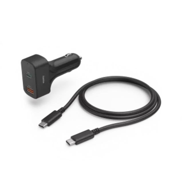 Hama Universal-USB-C-Kfz-Notebook-Netzteil, Power Delivery (PD), 5-20V/65W Schwarz