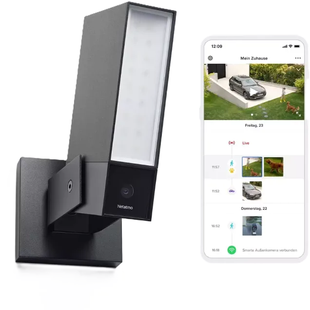 Netatmo Smarte Außenkamera (DE) Schwarz