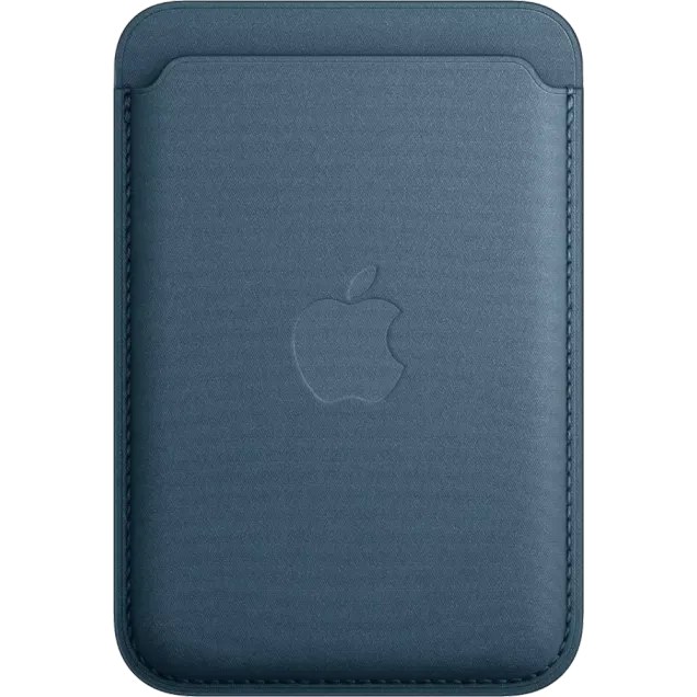 Apple iPhone Feingewebe Wallet Pazifikblau