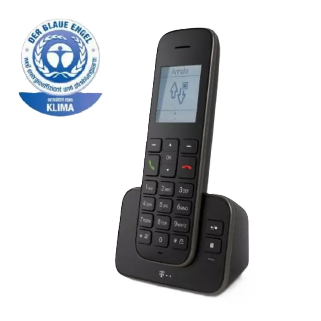 Telekom Sinus A 207 Schnurloses Analog-Telefon Schwarz