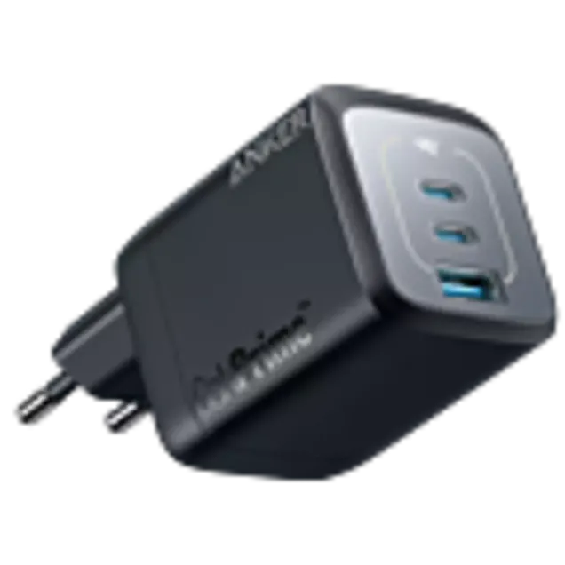 Anker 67W GaN Prime 3-Port Netzteil Schwarz