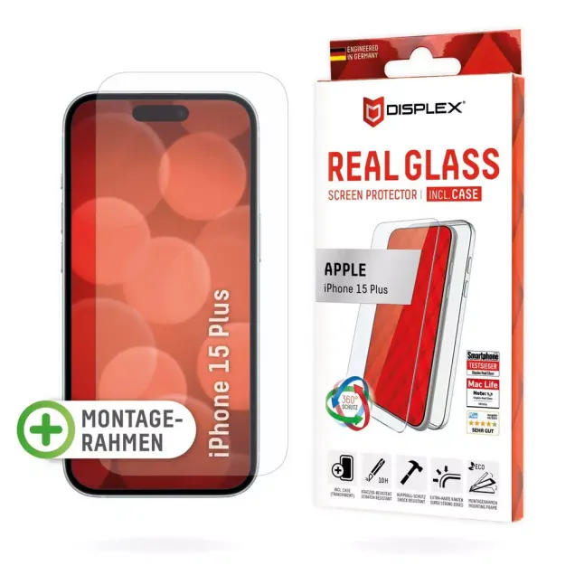 Displex Real Glass + Case Apple iPhone 15 Plus