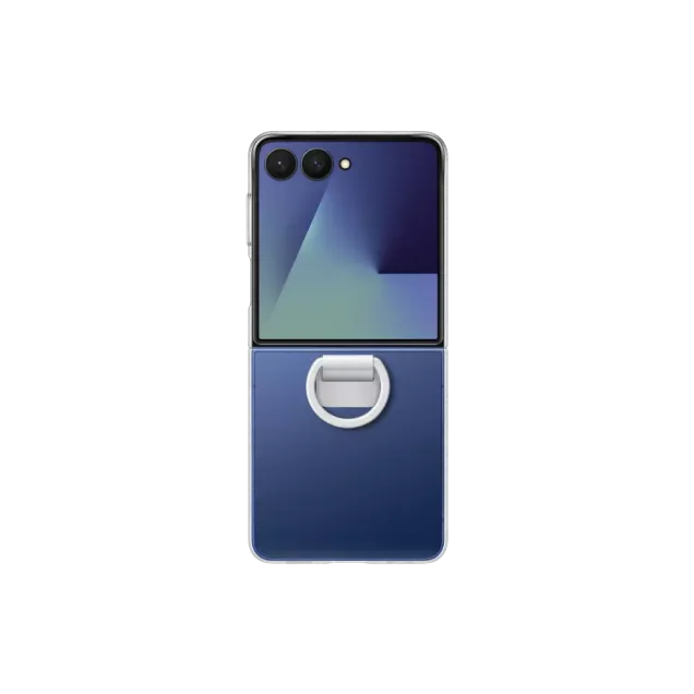 Samsung Galaxy Z Flip 7 Clear Ring Case Transparent