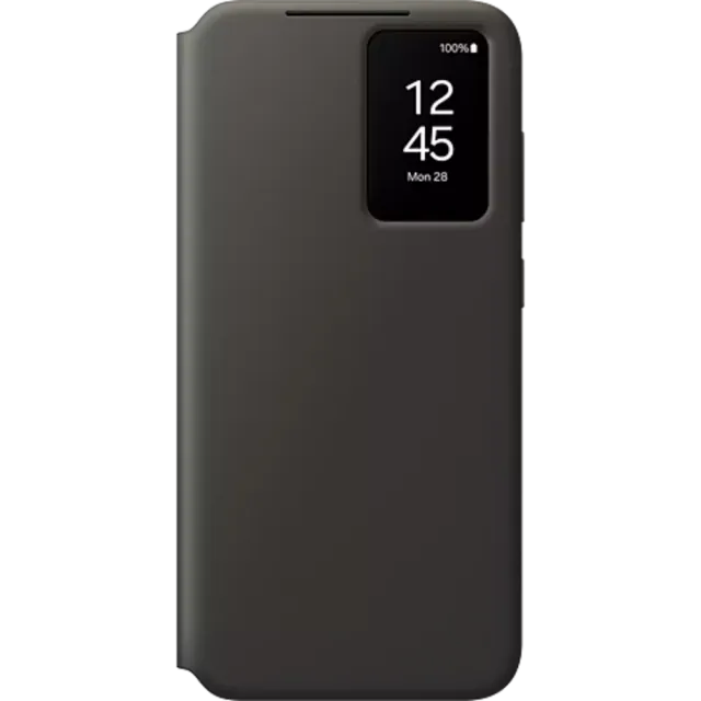 Samsung S-View Wallet Case Galaxy S24 FE Schwarz