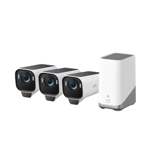 Eufy Cam S3 Pro 3-Cam kit Weiß